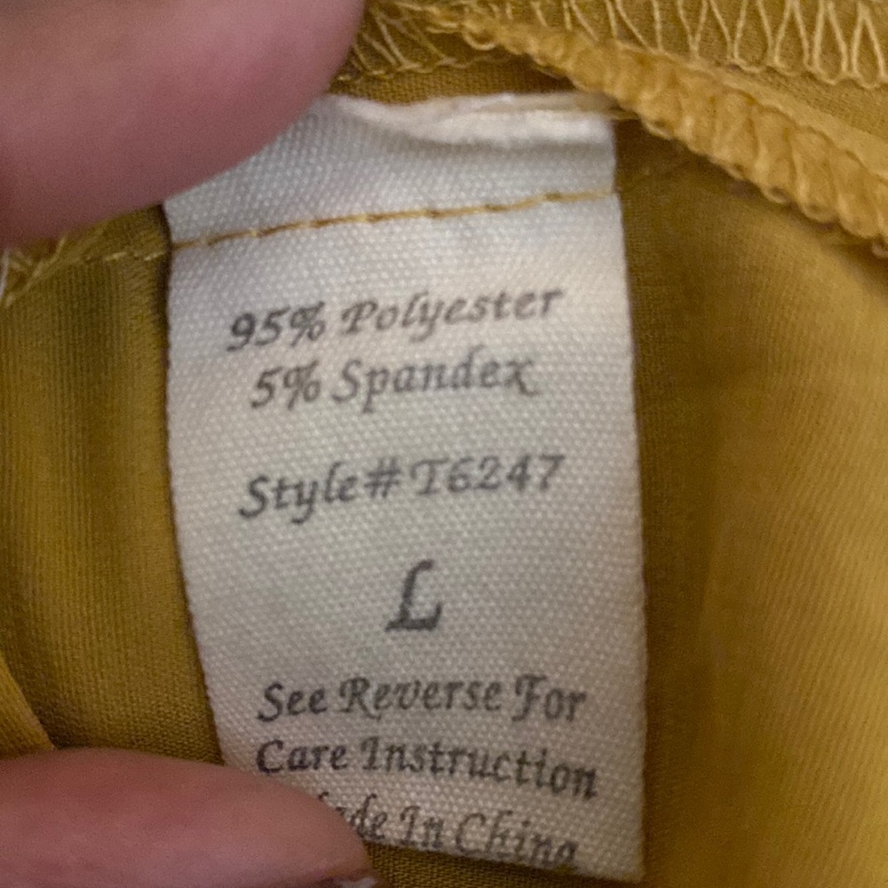 Mustard Yellow Crop Top - Picture 4 of 4